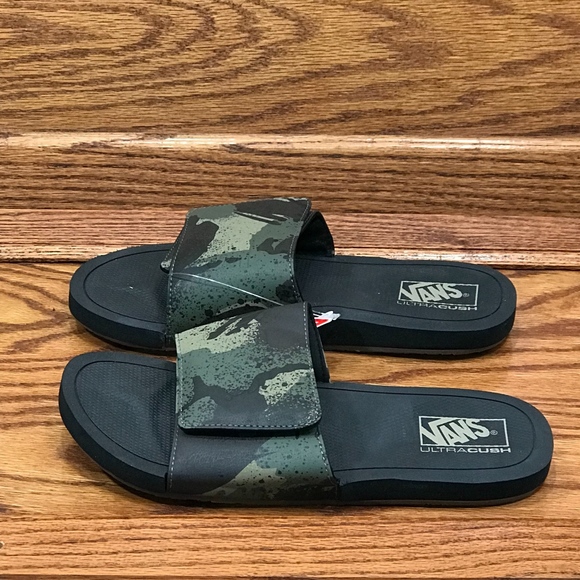 vans slides camo